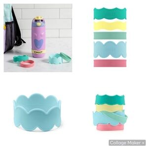 Ello | 5pc Silicone Name Tag Water Bottle Accessories